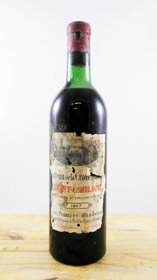 Vin Année 1957 Château de la Croix Simard 
