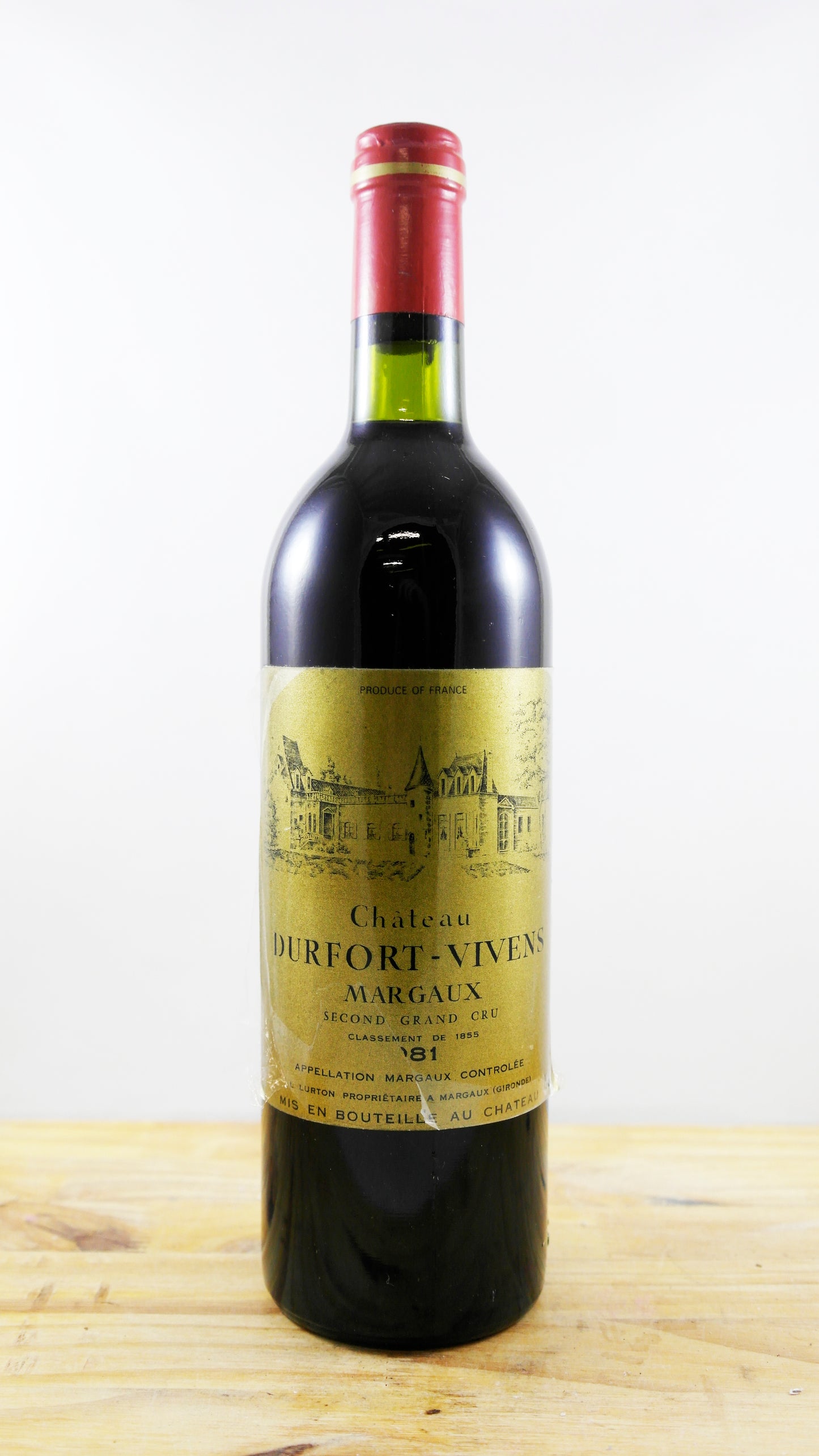 Vin Année 1981 Château Durfort-Vivens