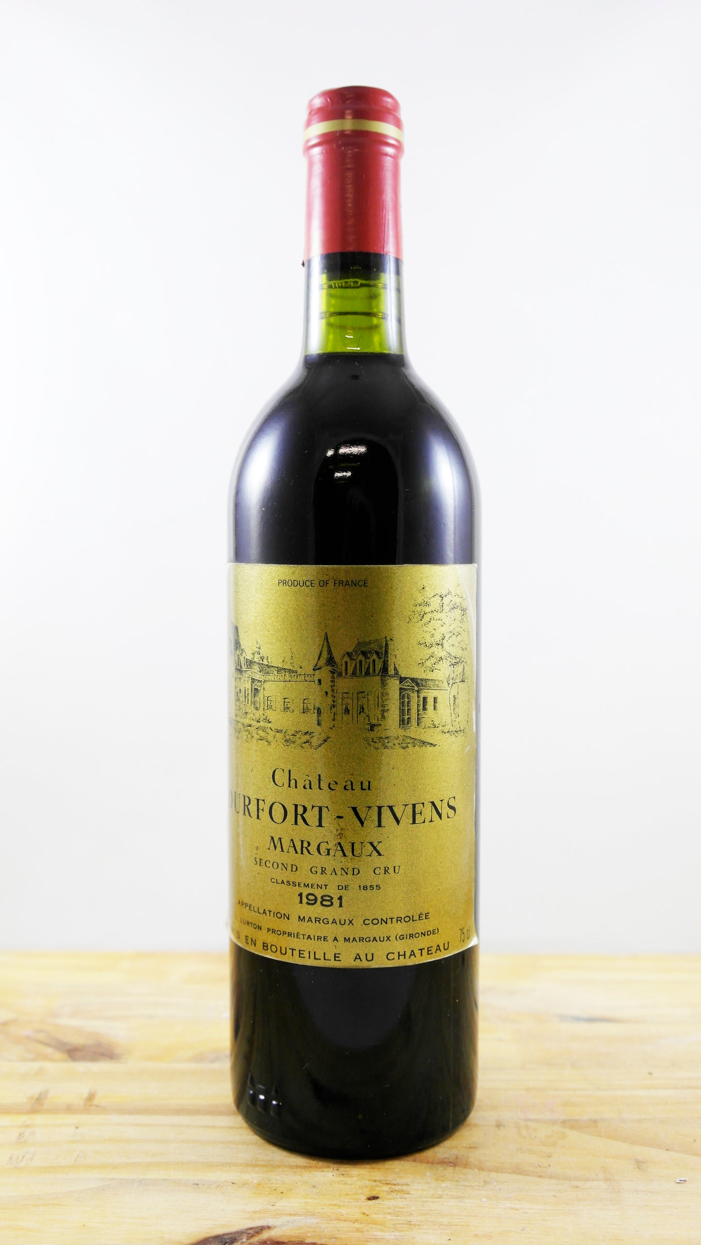 Vin Année 1981 Château Durfort-Vivens