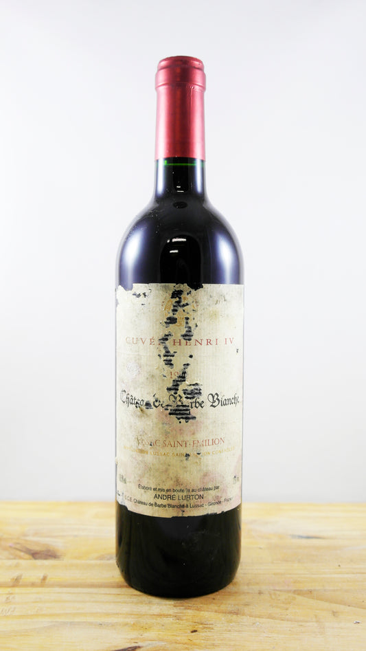 Vin Année 1999 Château de Barbe Blanche Cuvée Henri IV