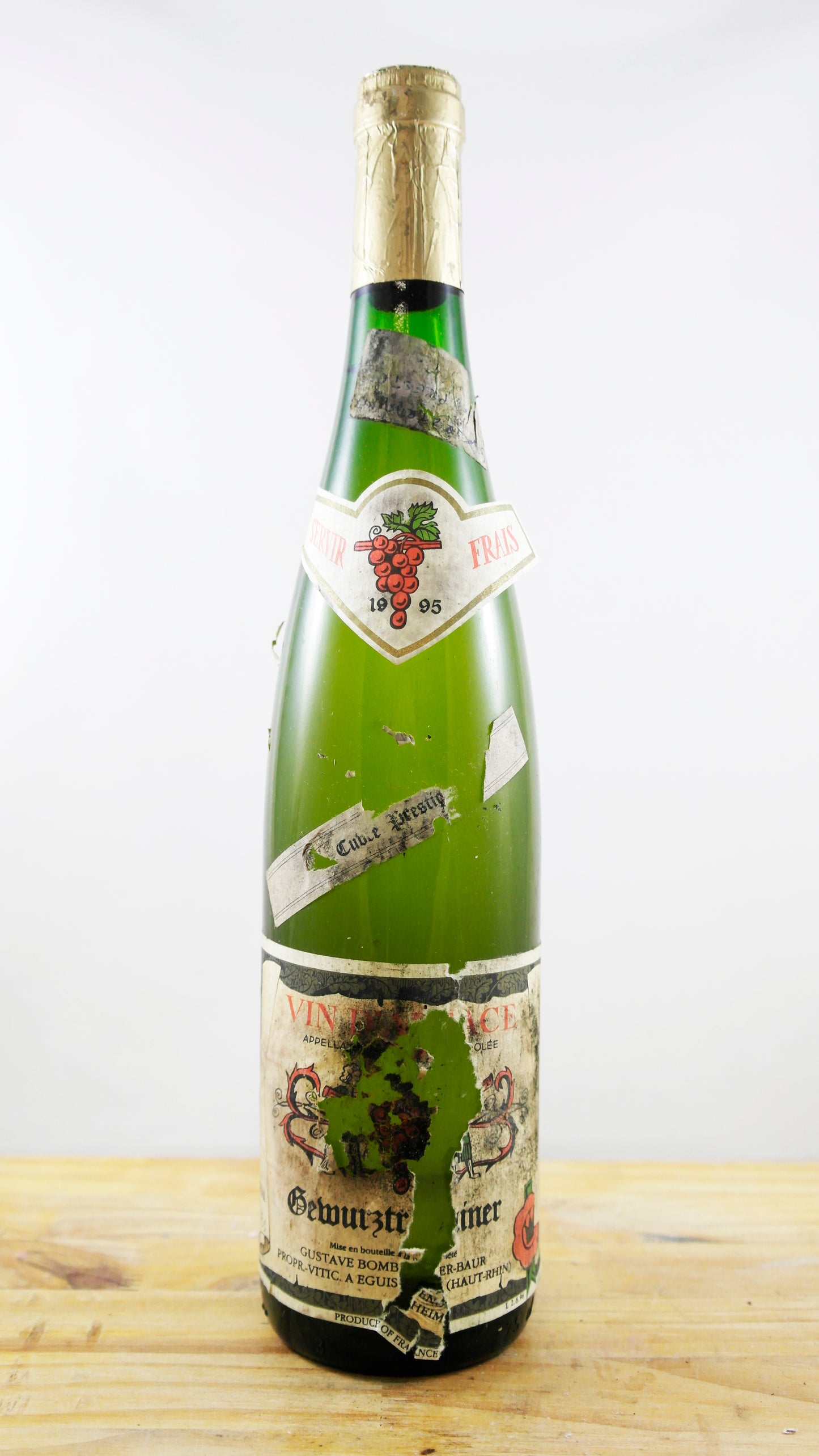 Vin Année 1995 Vin d'Alsace Gewurztraminer