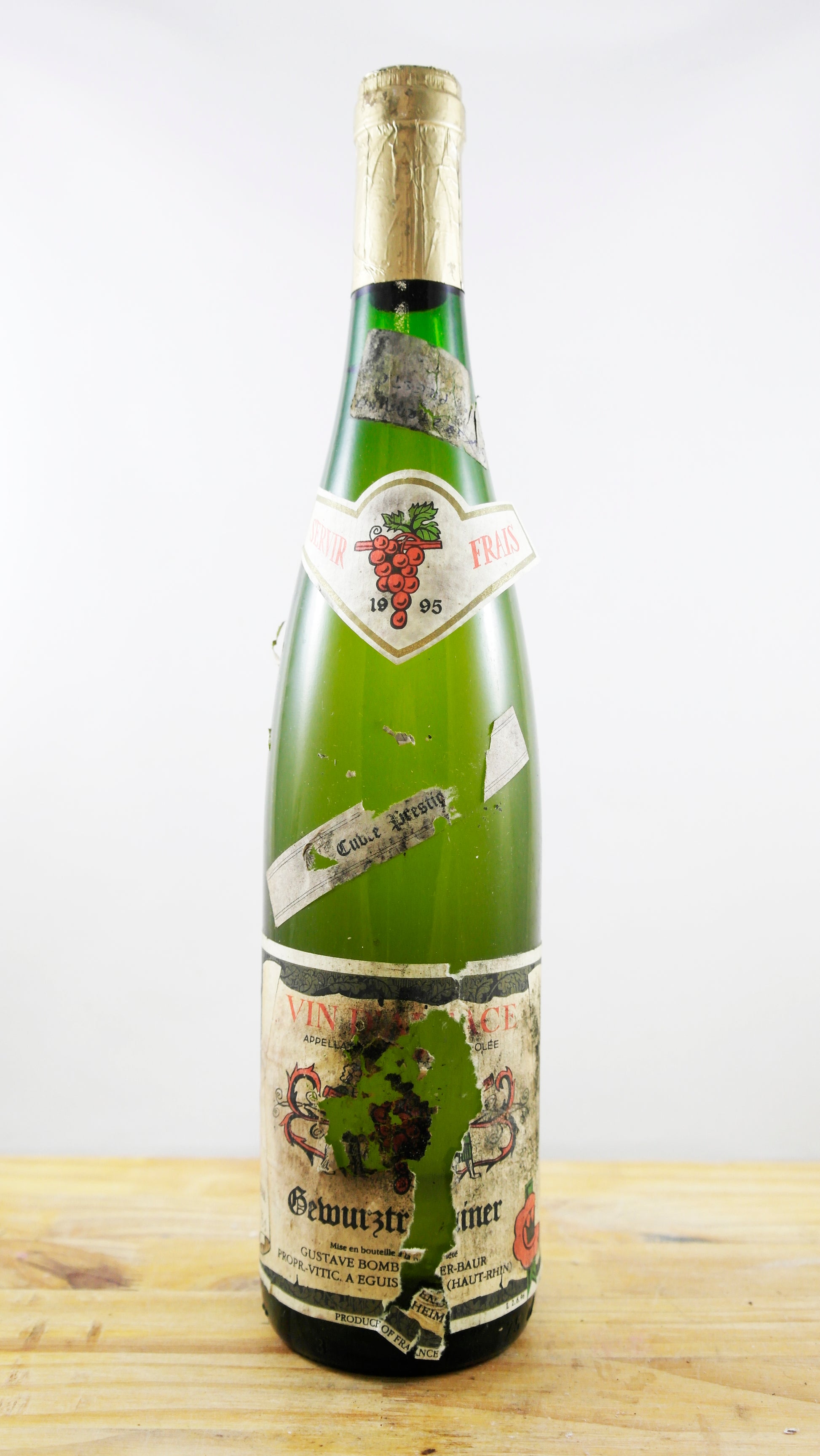 Vin Année 1995 Vin d'Alsace Gewurztraminer