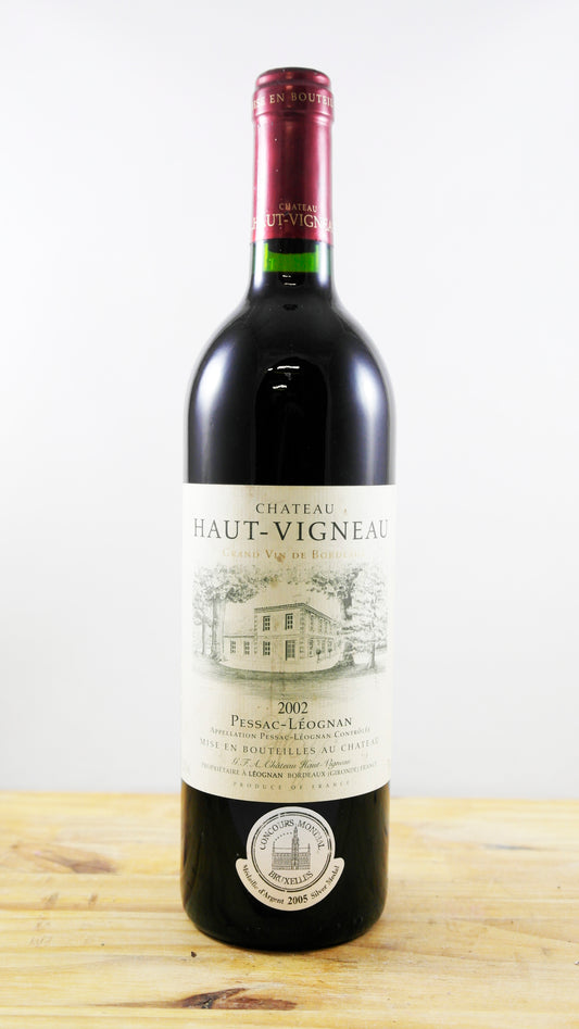 Vin Année 2002 Château Haut-Vigneau