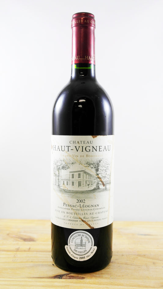 Vin Année 2002 Château Haut-Vigneau