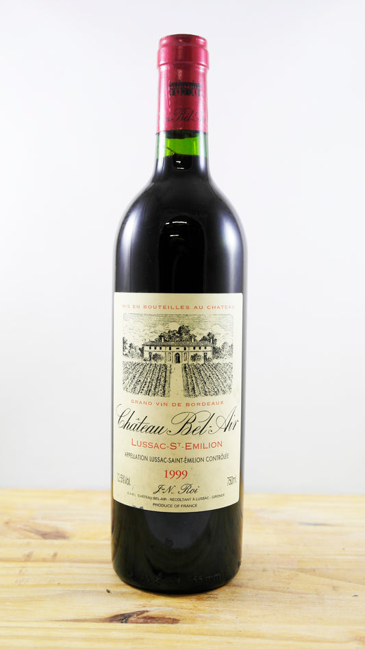 Vin Année 1999 Château Bel Air 