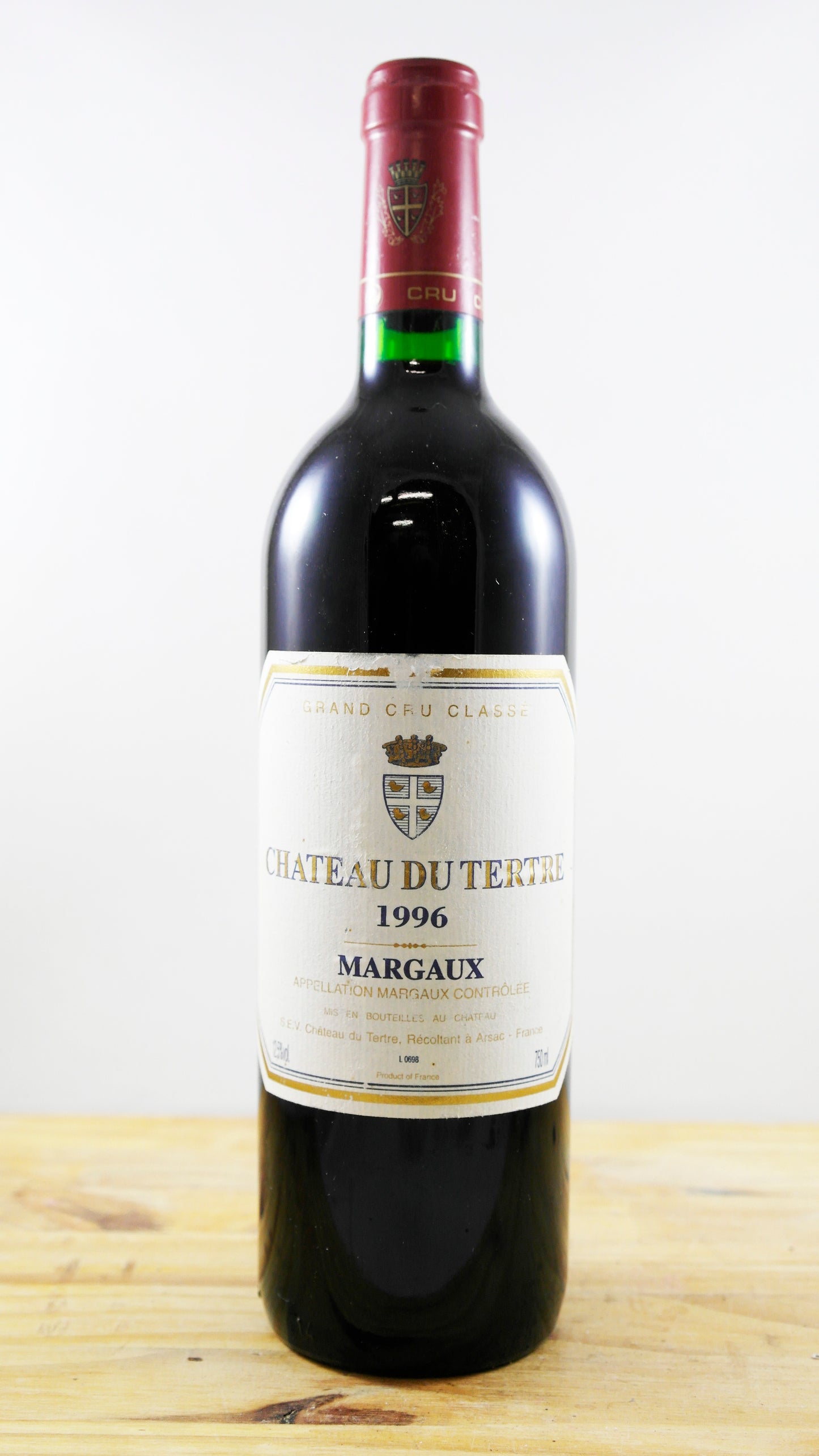 Vin Année 1996 Château du Tertre