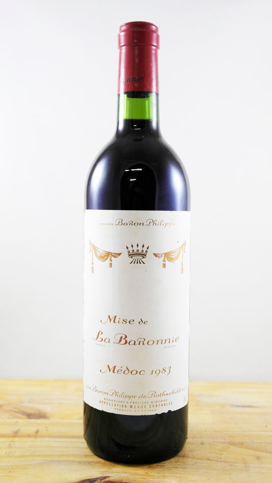 Vin Année 1983 Mise de La Baronne
