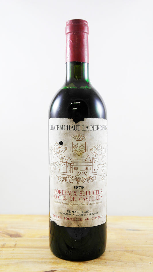 Vin Année 1979 Château Haut La Pierriere