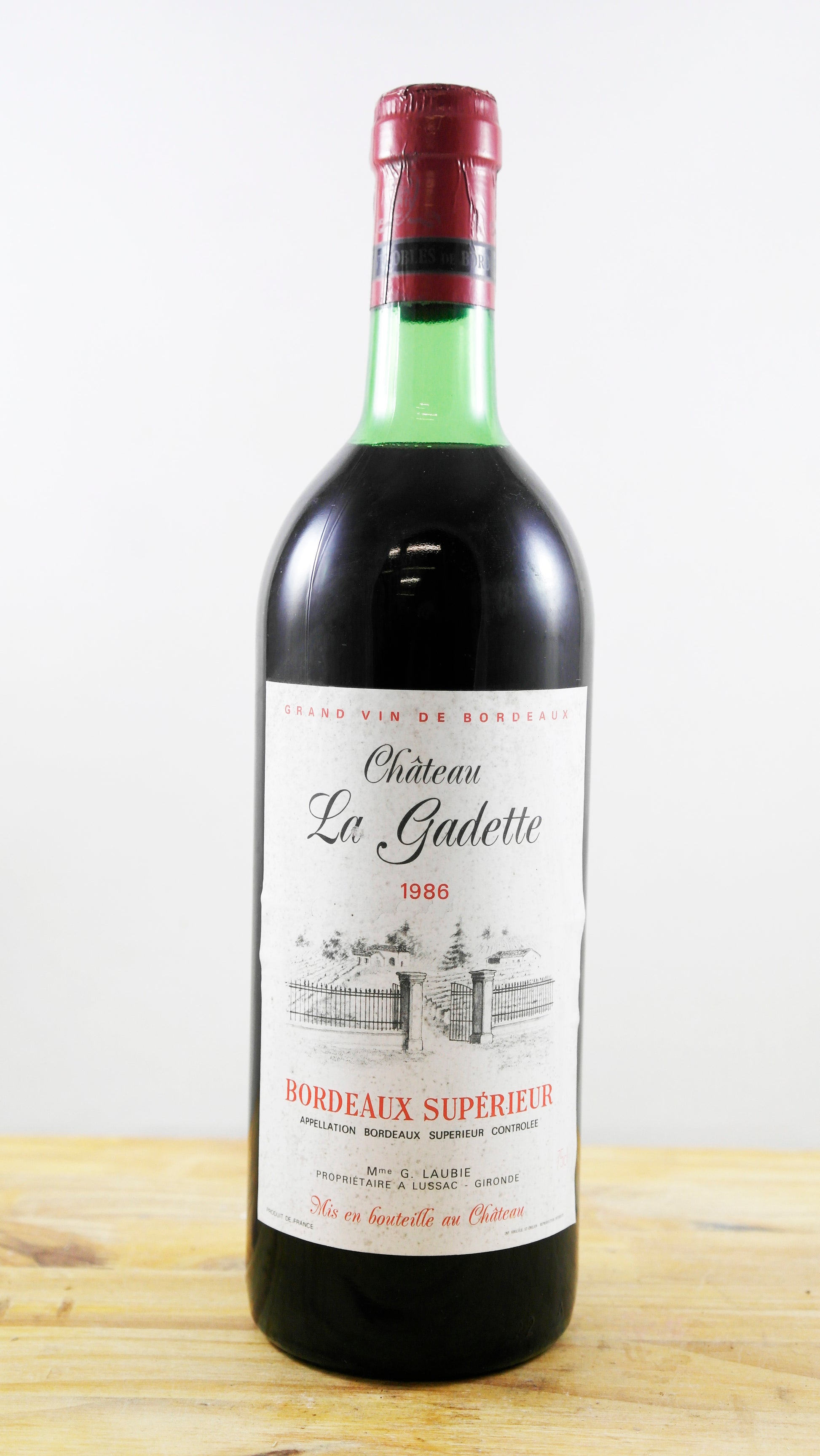 Vin Année 1986 Château La Gadette
