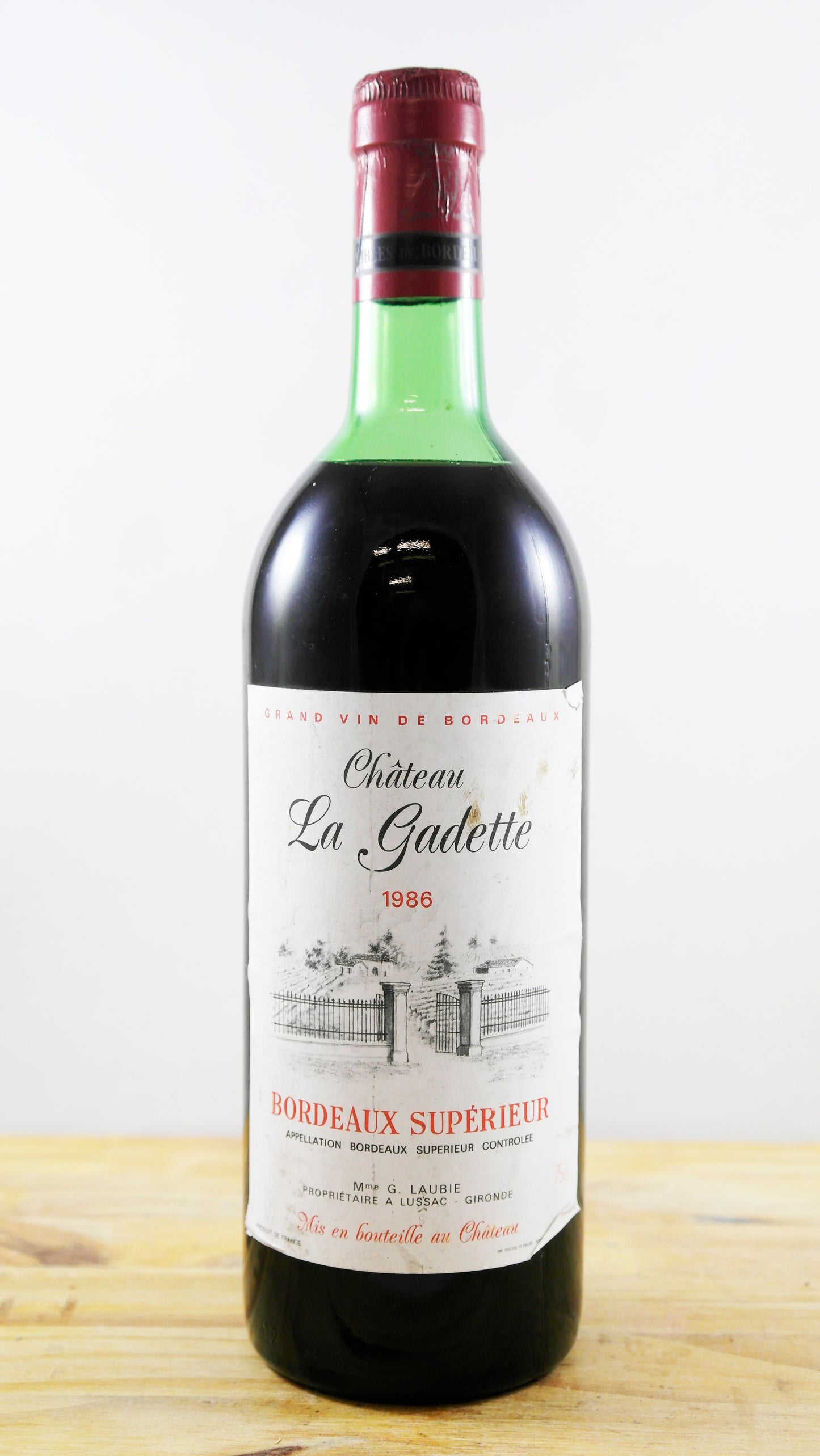 Vin Année 1986 Château La Gadette