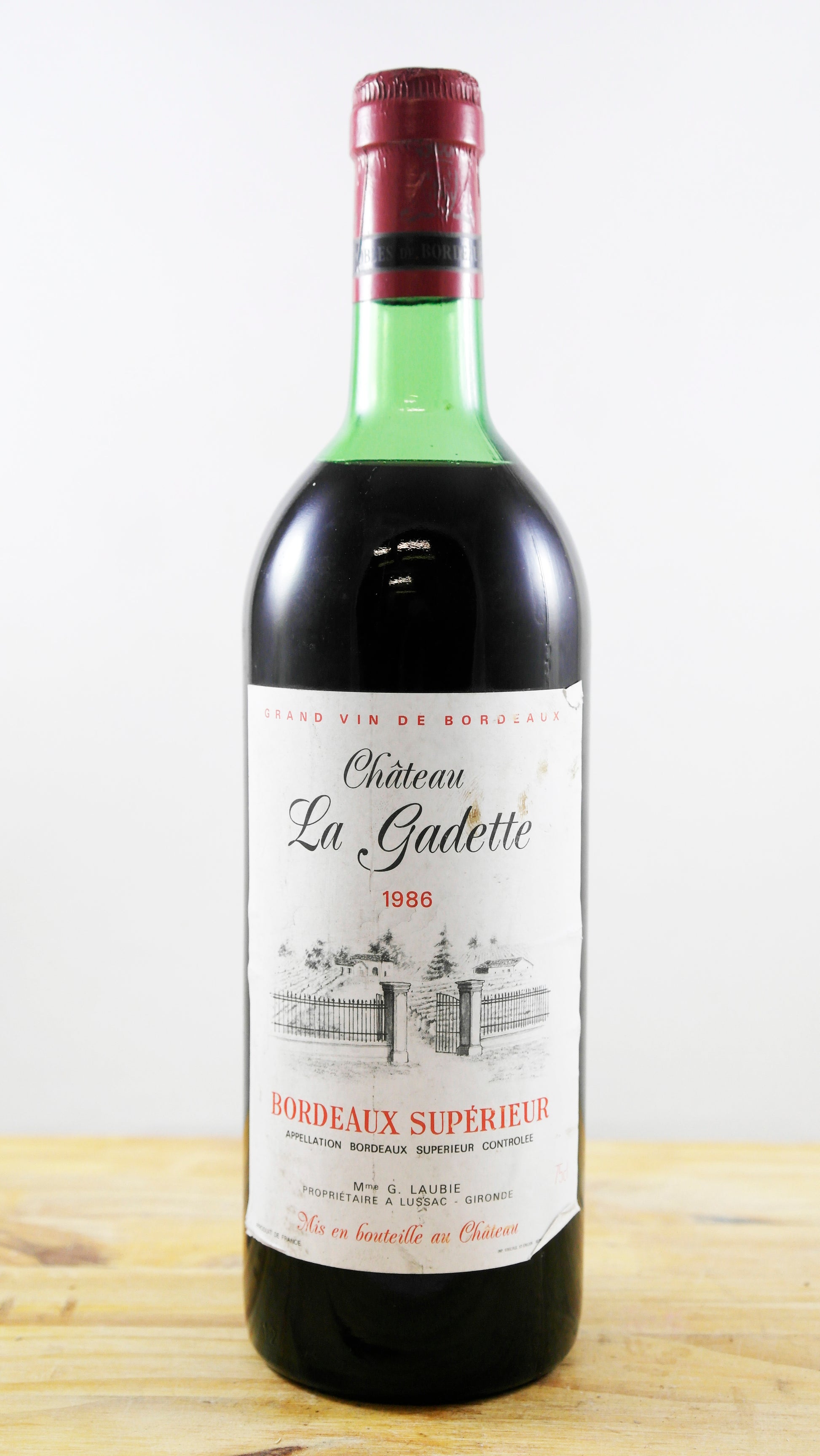 Vin Année 1986 Château La Gadette