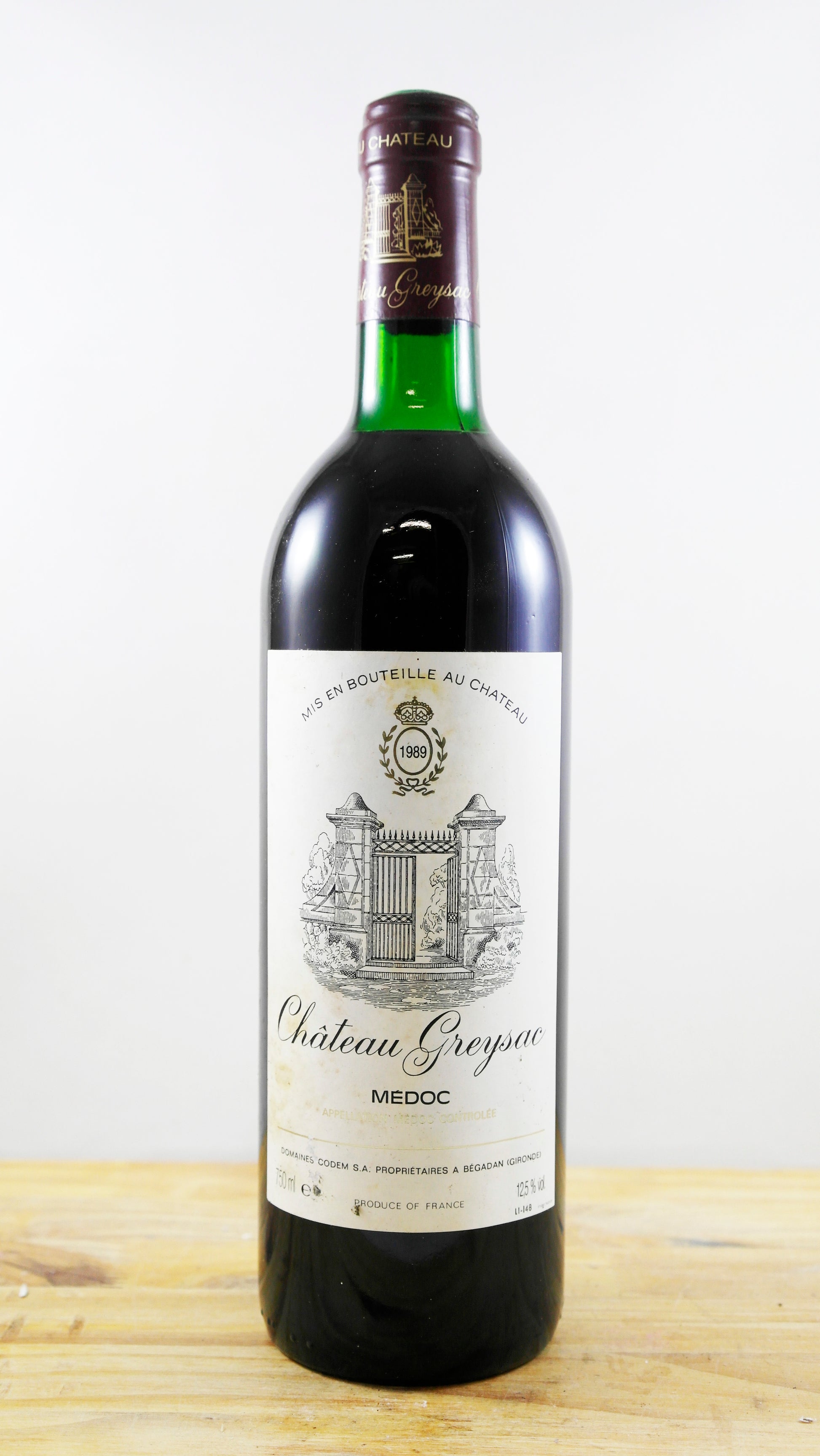 Vin Année 1989 Château Greysac
