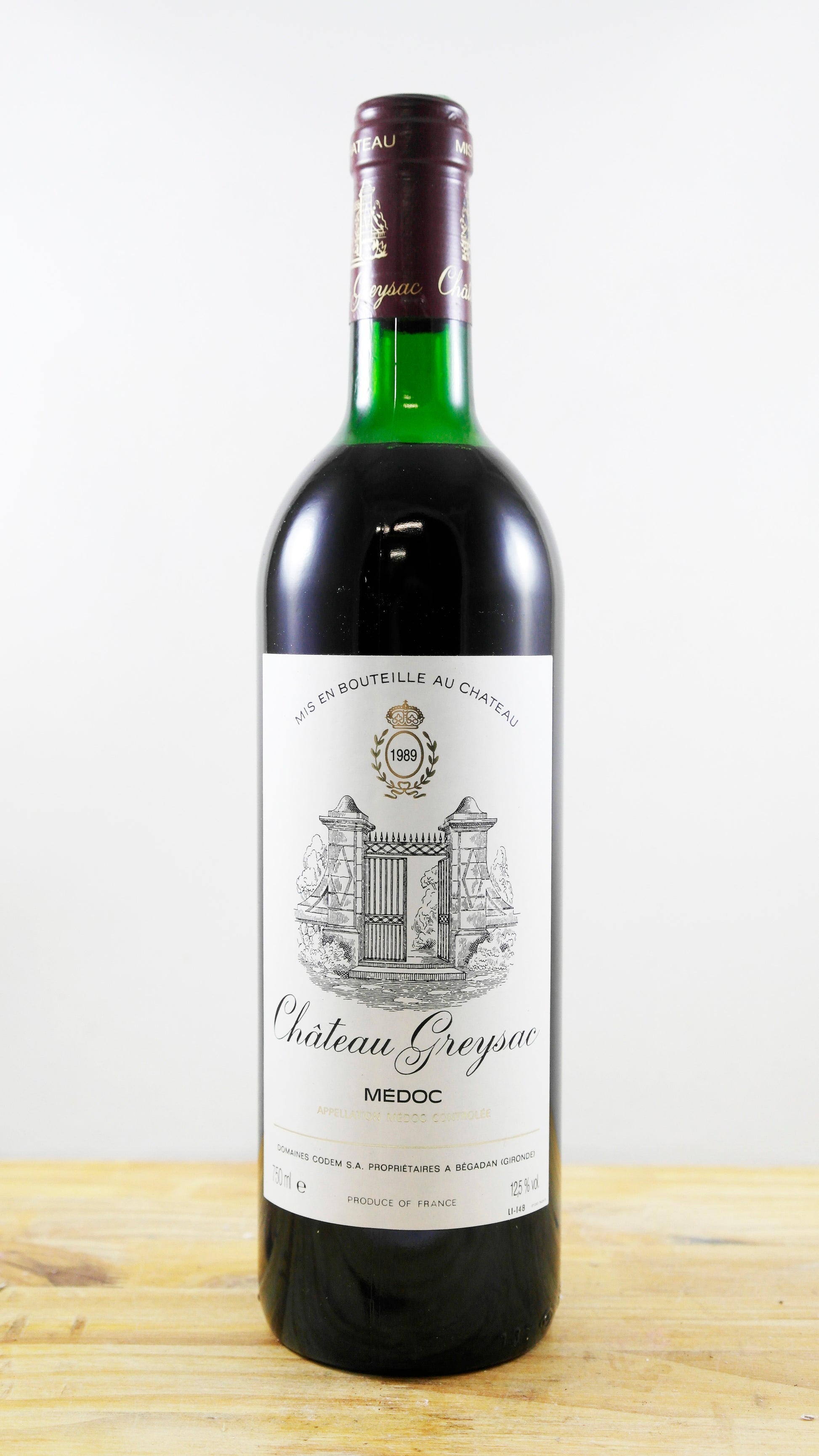 Vin Année 1989 Château Greysac