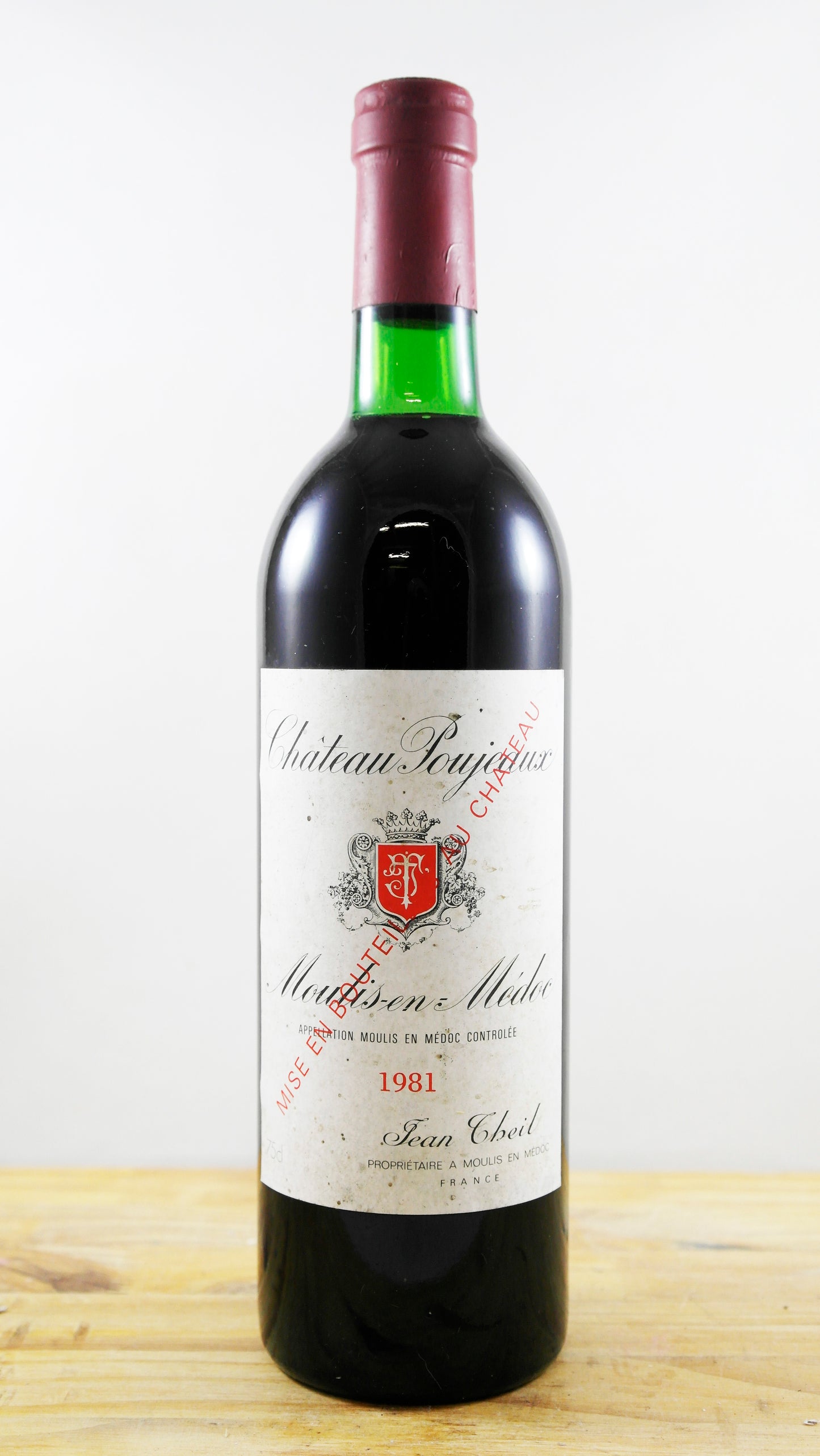 Vin Année 1981 Château Poujeaux