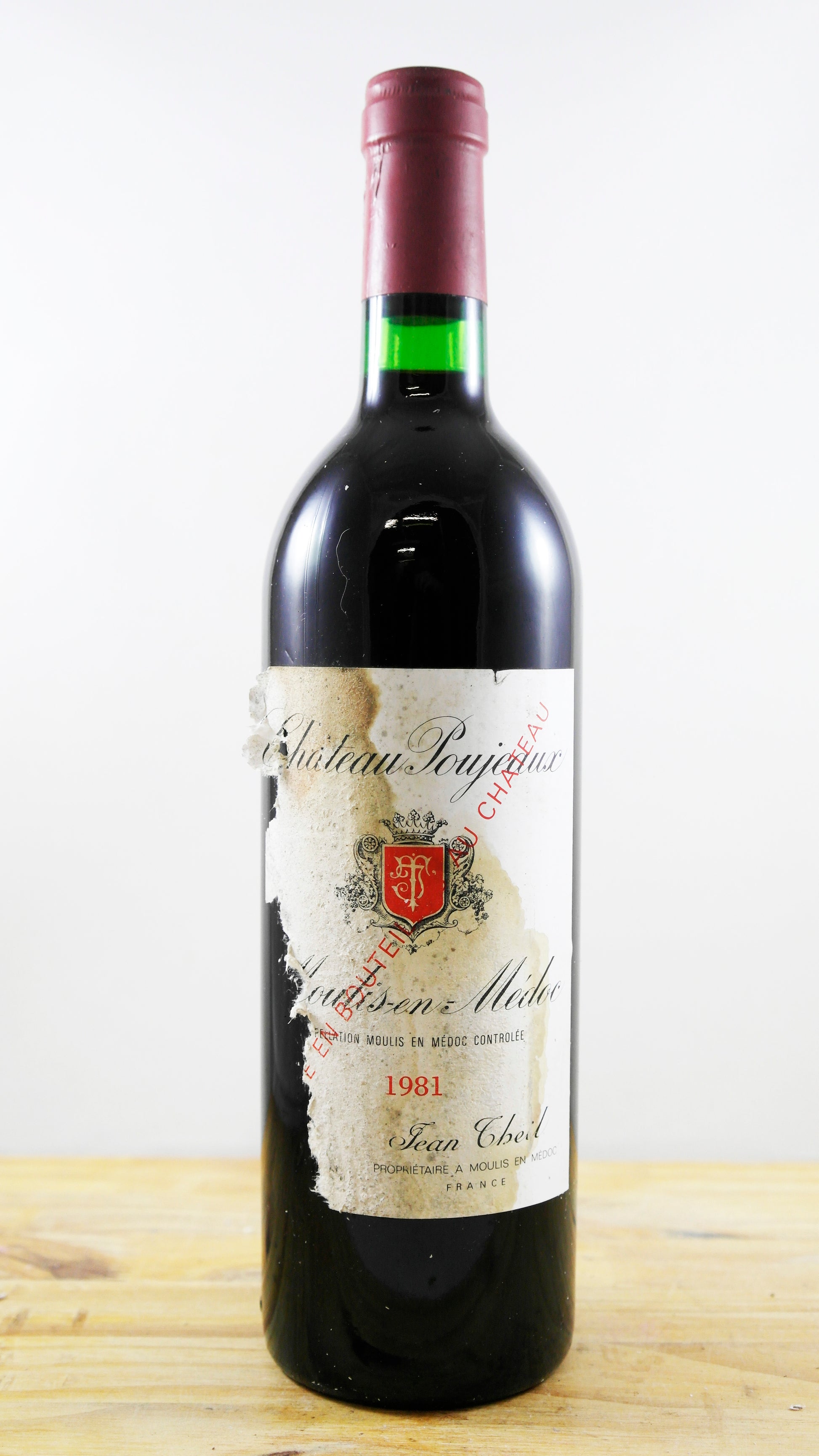 Vin Année 1981 Château Poujeaux