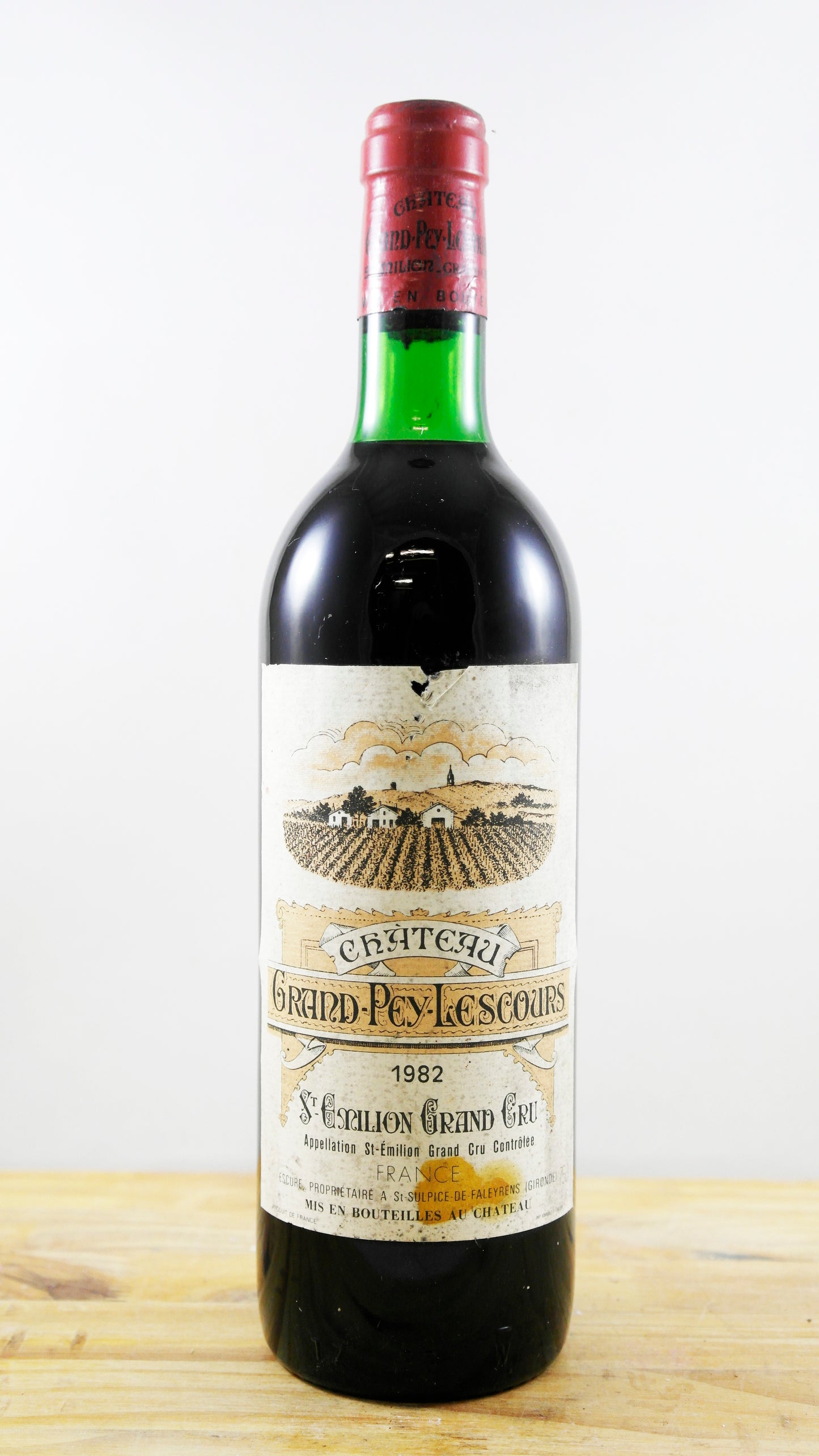 Vin Année 1982 Château Grand-Pey-Lescours