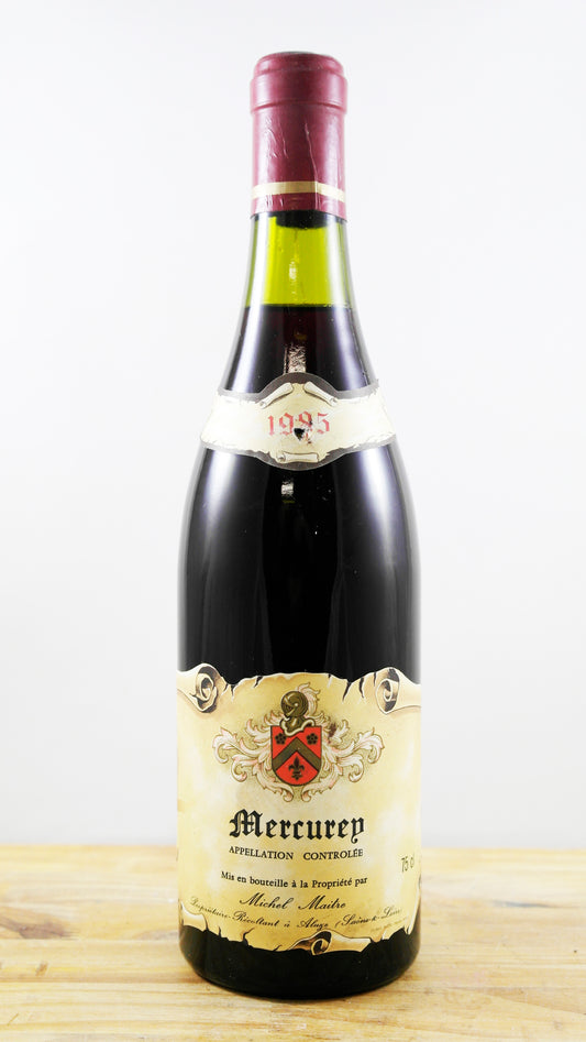Vin Année 1985 Mercurey Michel Maitre
