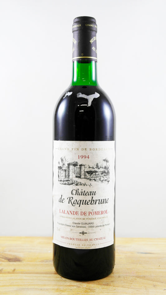 Vin Année 1994 Château de Roquebrune