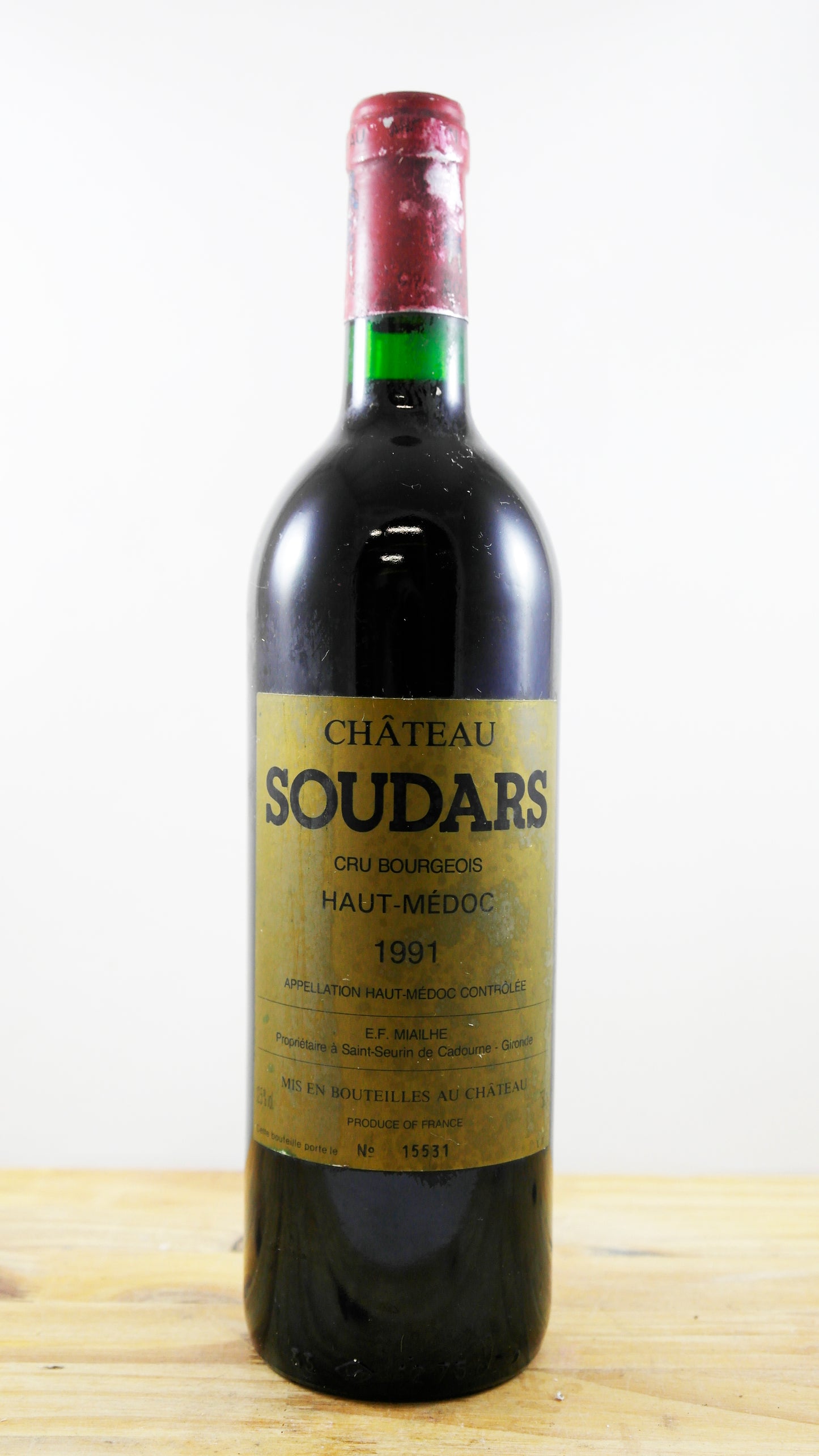 Vin Année 1991 Château Soudars