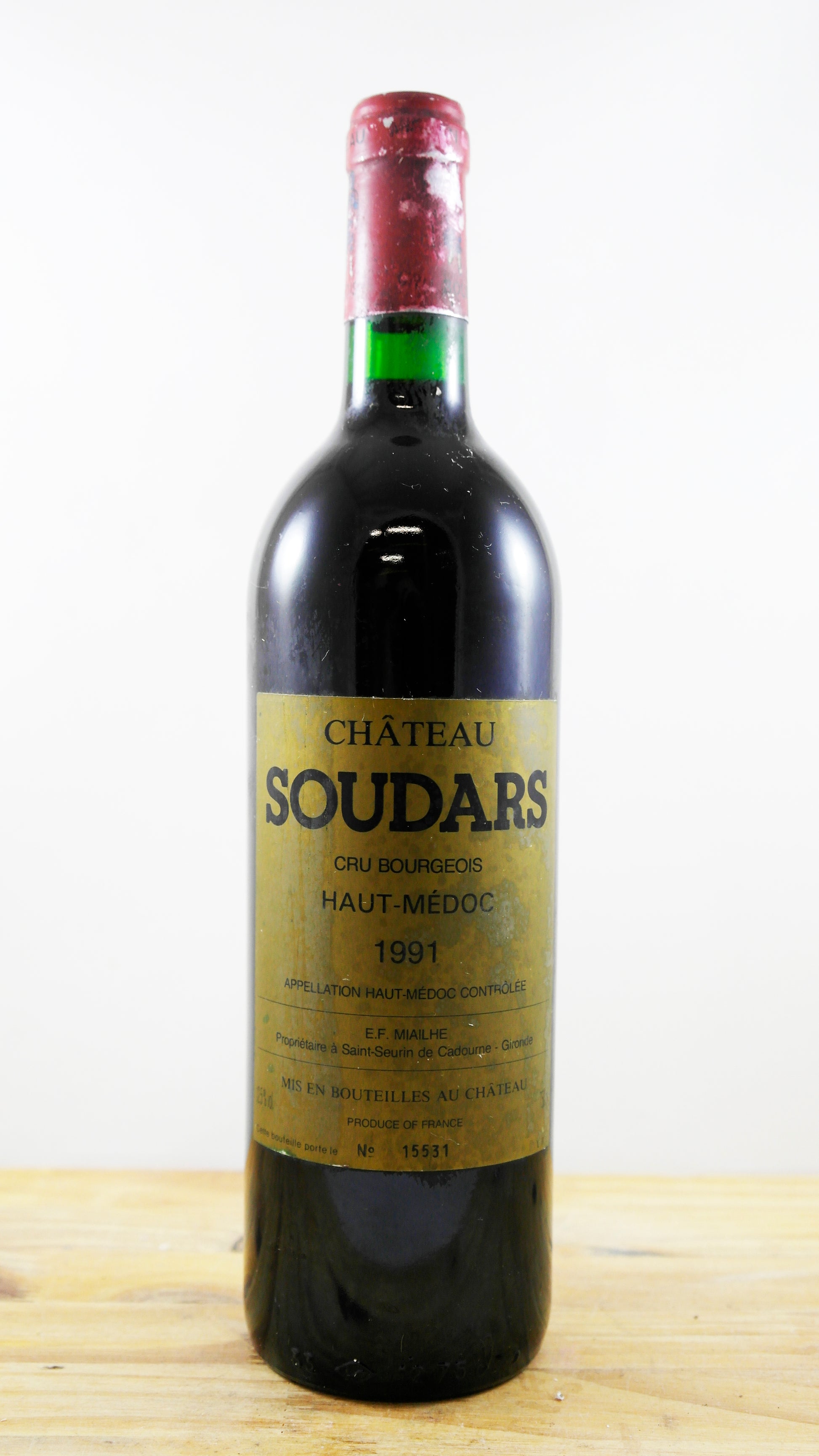 Vin Année 1991 Château Soudars