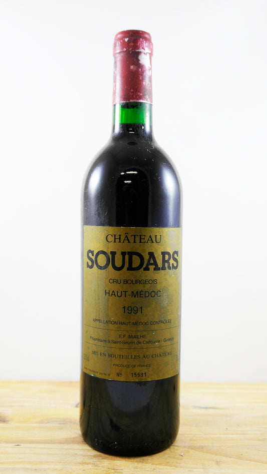 Vin Année 1991 Château Soudars