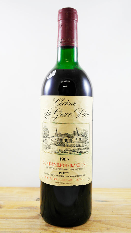 Vin Année 1985 Château La Grace Dieu 