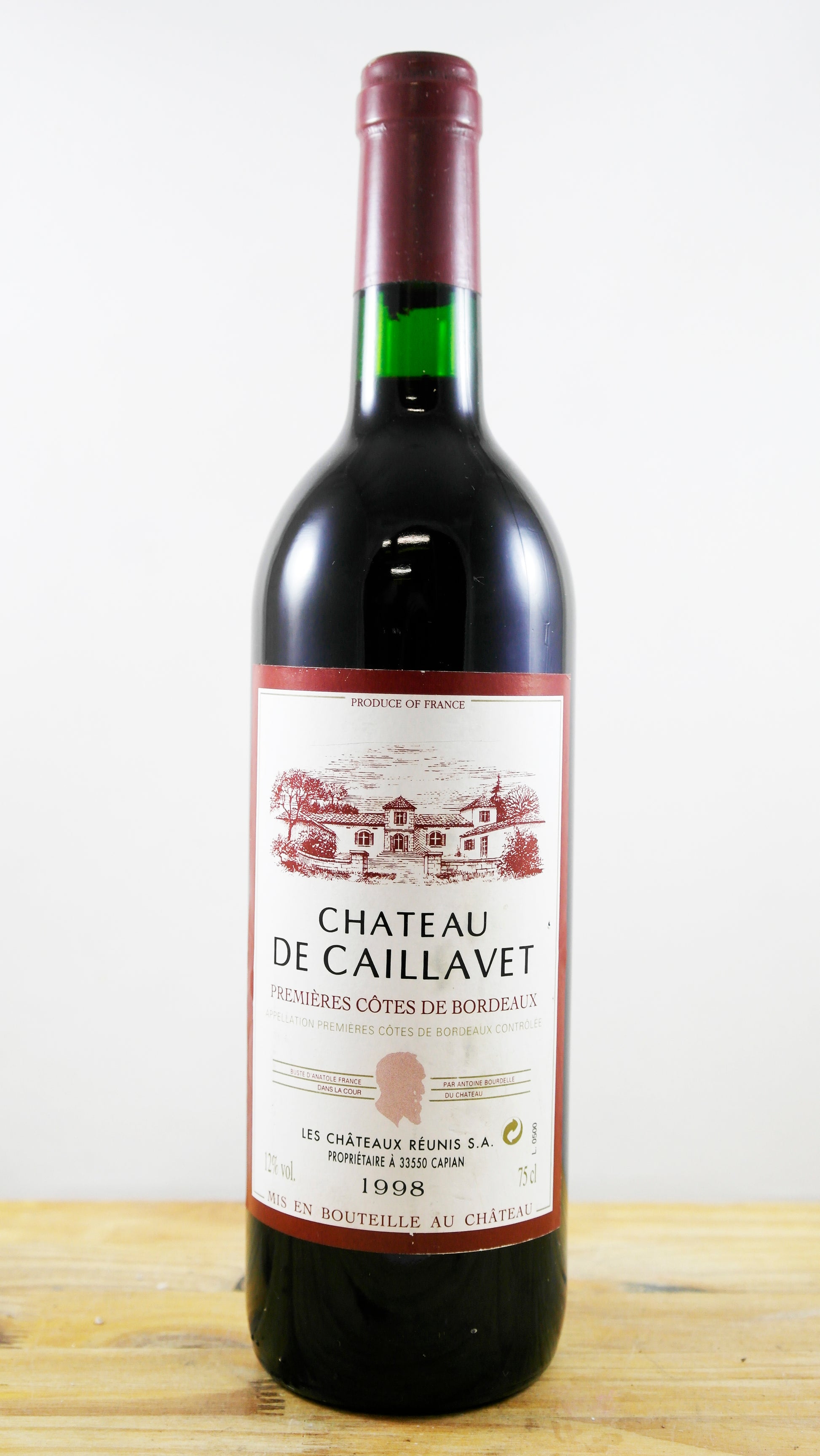 Vin Année 1998 Château de Caillavet