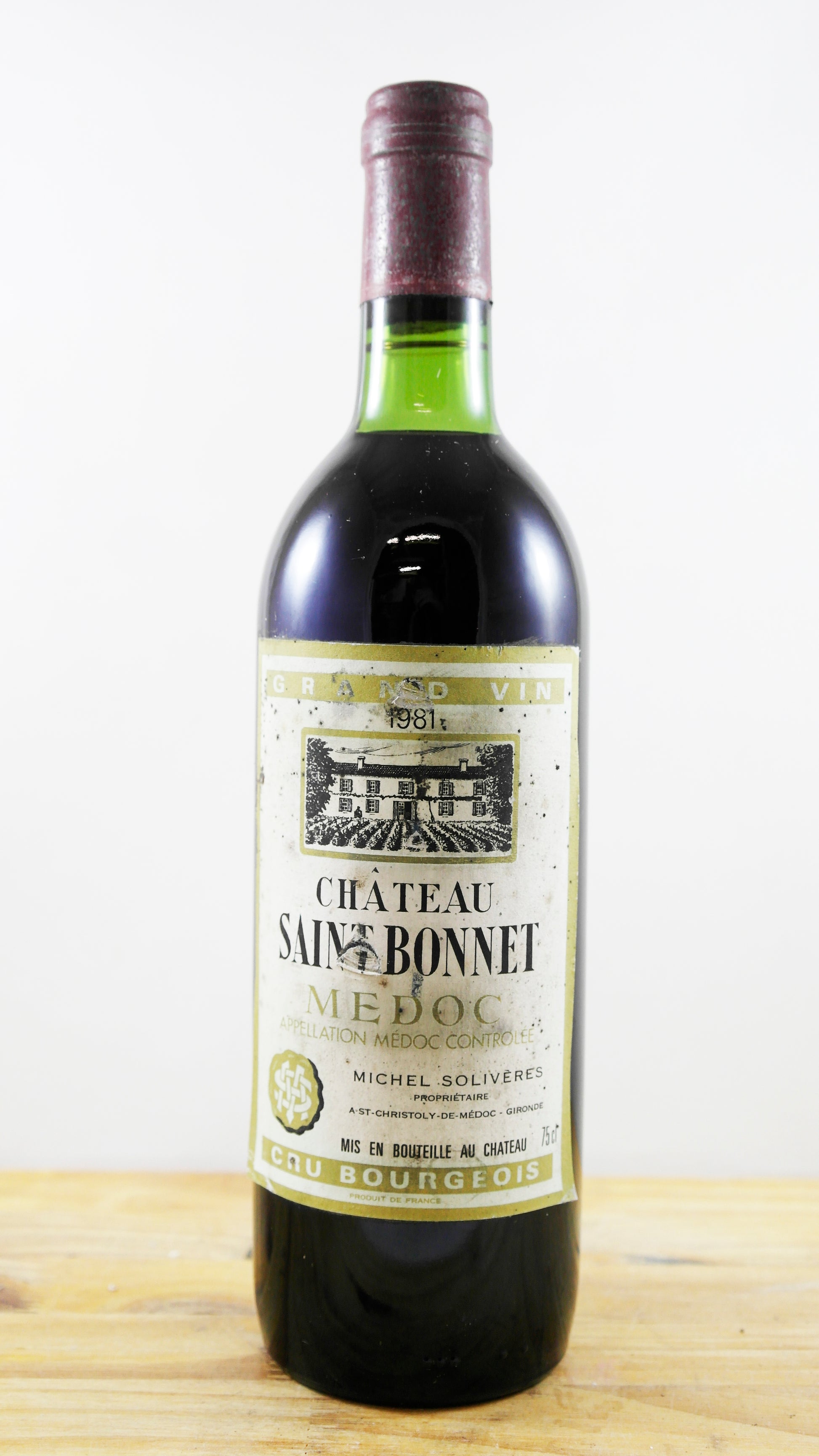 Vin Année 1981 Château Saint Bonnet 