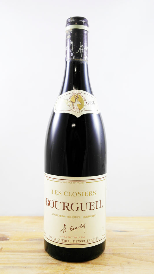 Vin Année 1985 Les Closiers Bourgueil