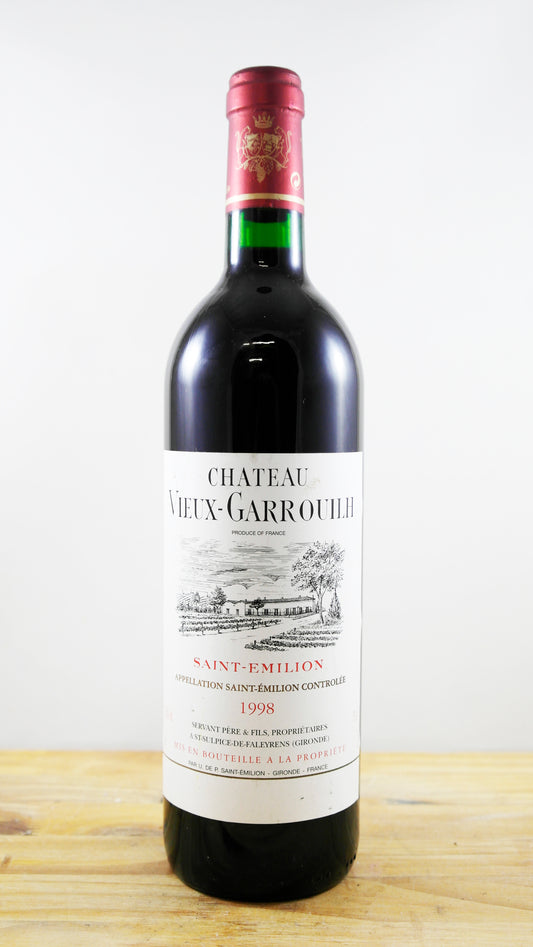 Vin Année 1998 Château Vieux-Garrouilh