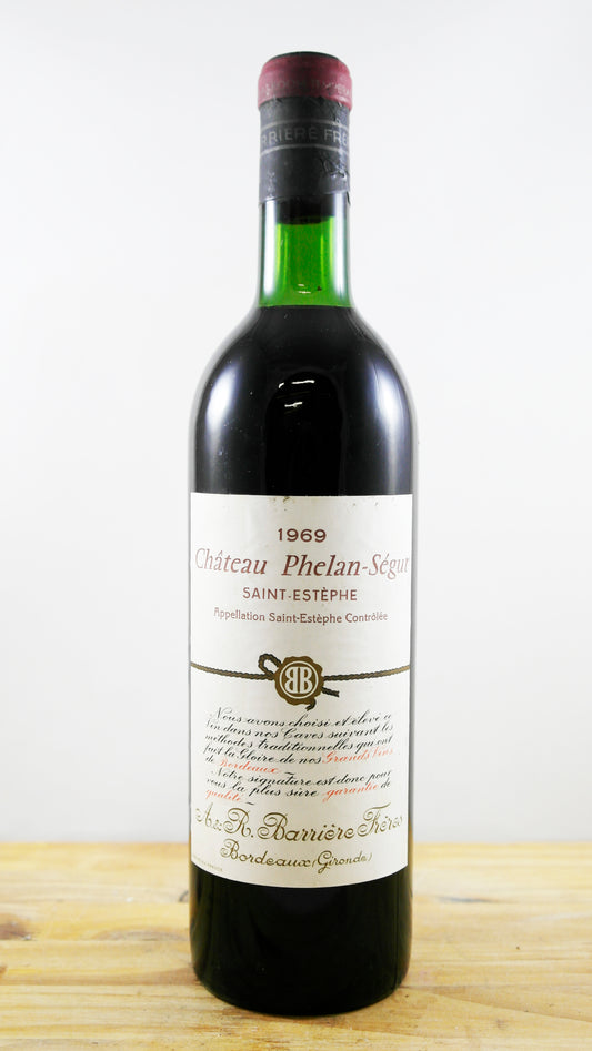 Vin Année 1969 Château Phelan-Ségur