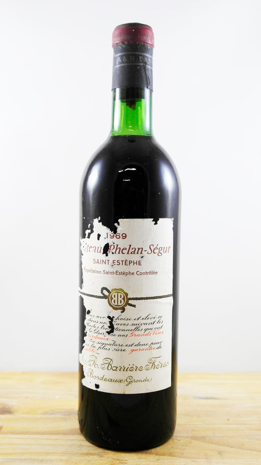 Vin Année 1969 Château Phelan-Ségur