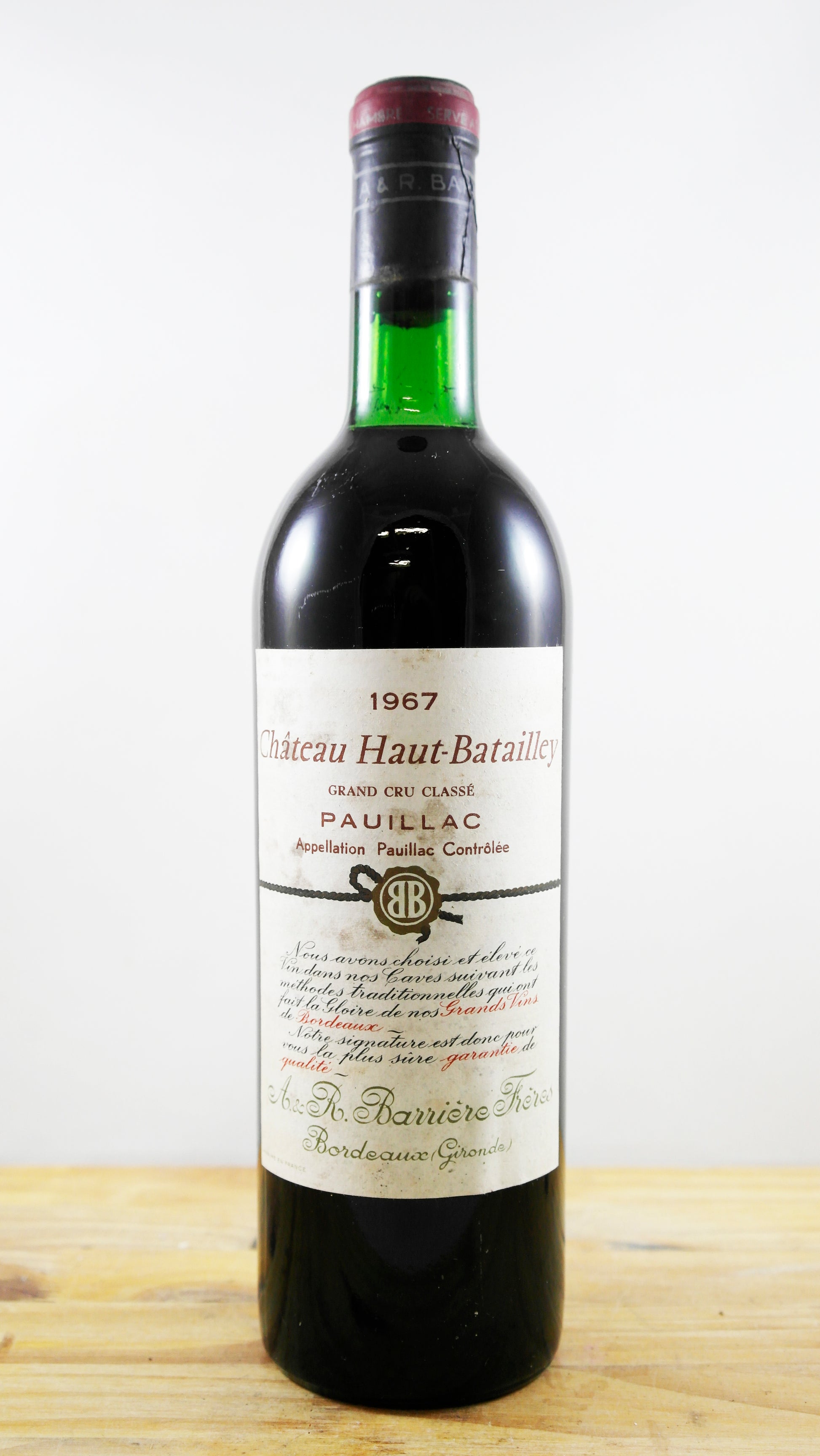 Vin Année 1967 Château Haut-Batailley