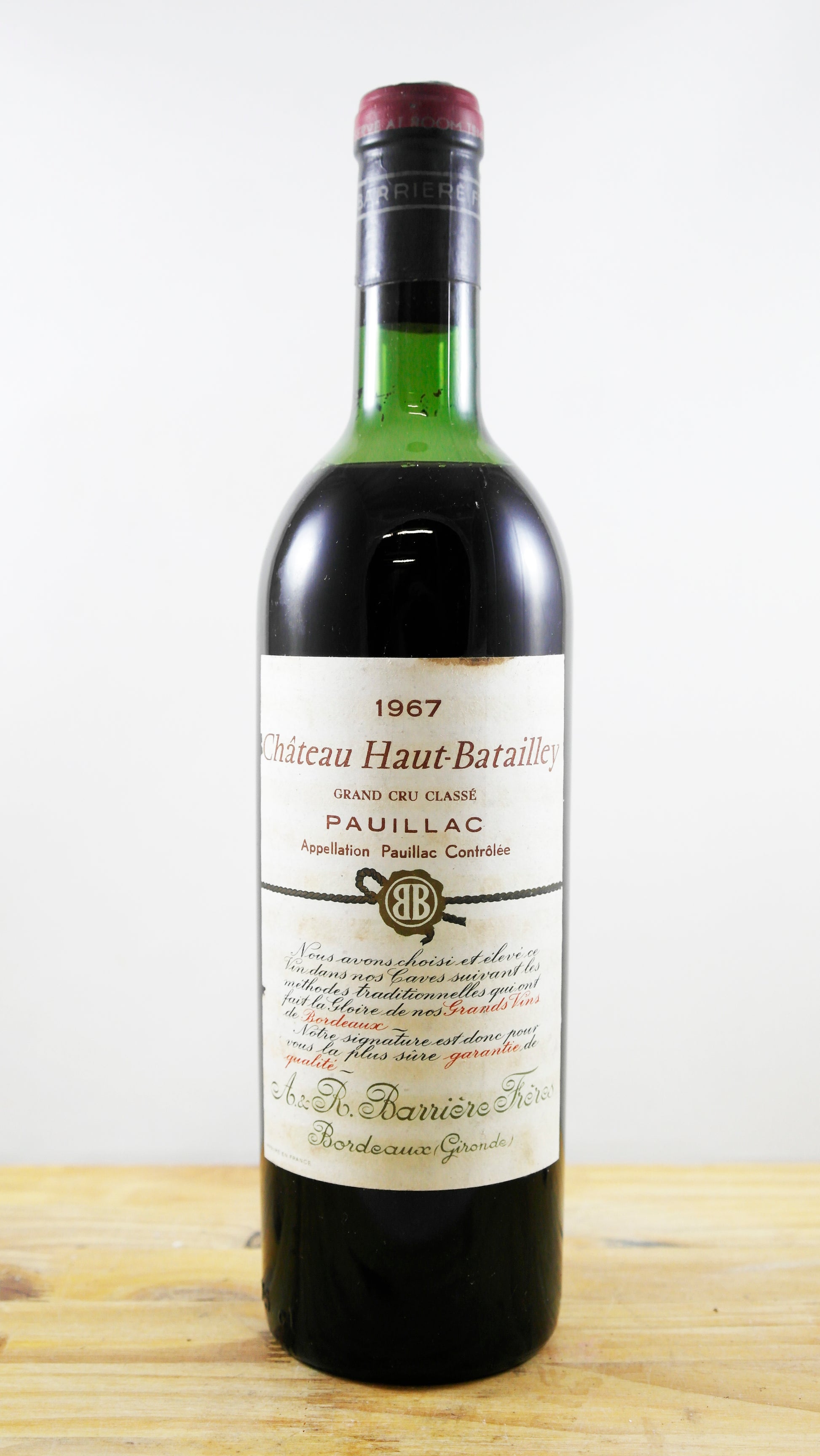 Vin Année 1967 Château Haut-Batailley