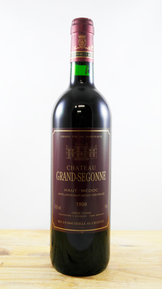 Vin Année 1998 Château Grand-Segonne