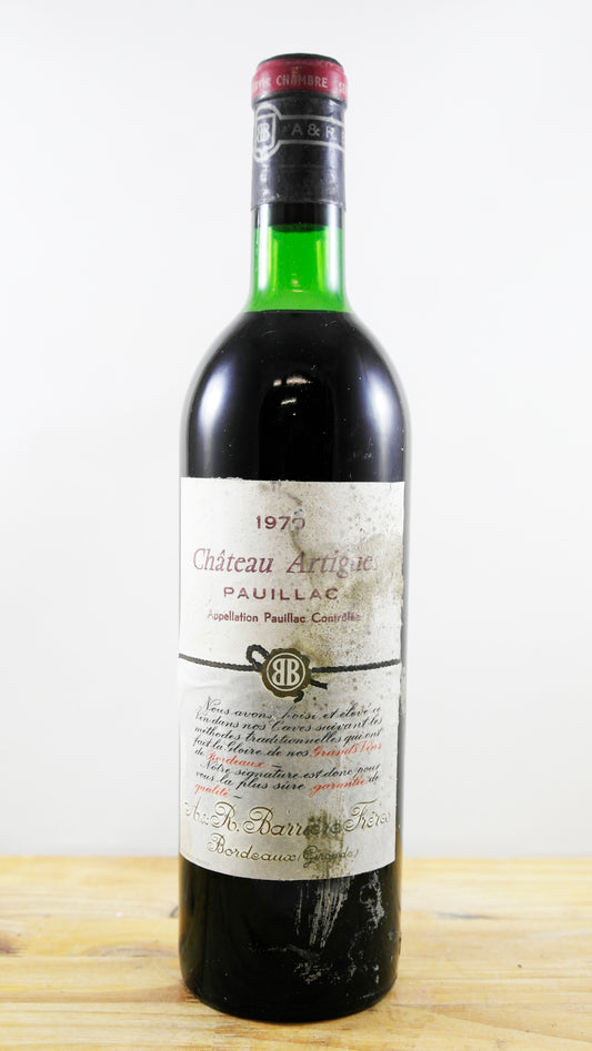 Vin Année 1970 Château Artigues