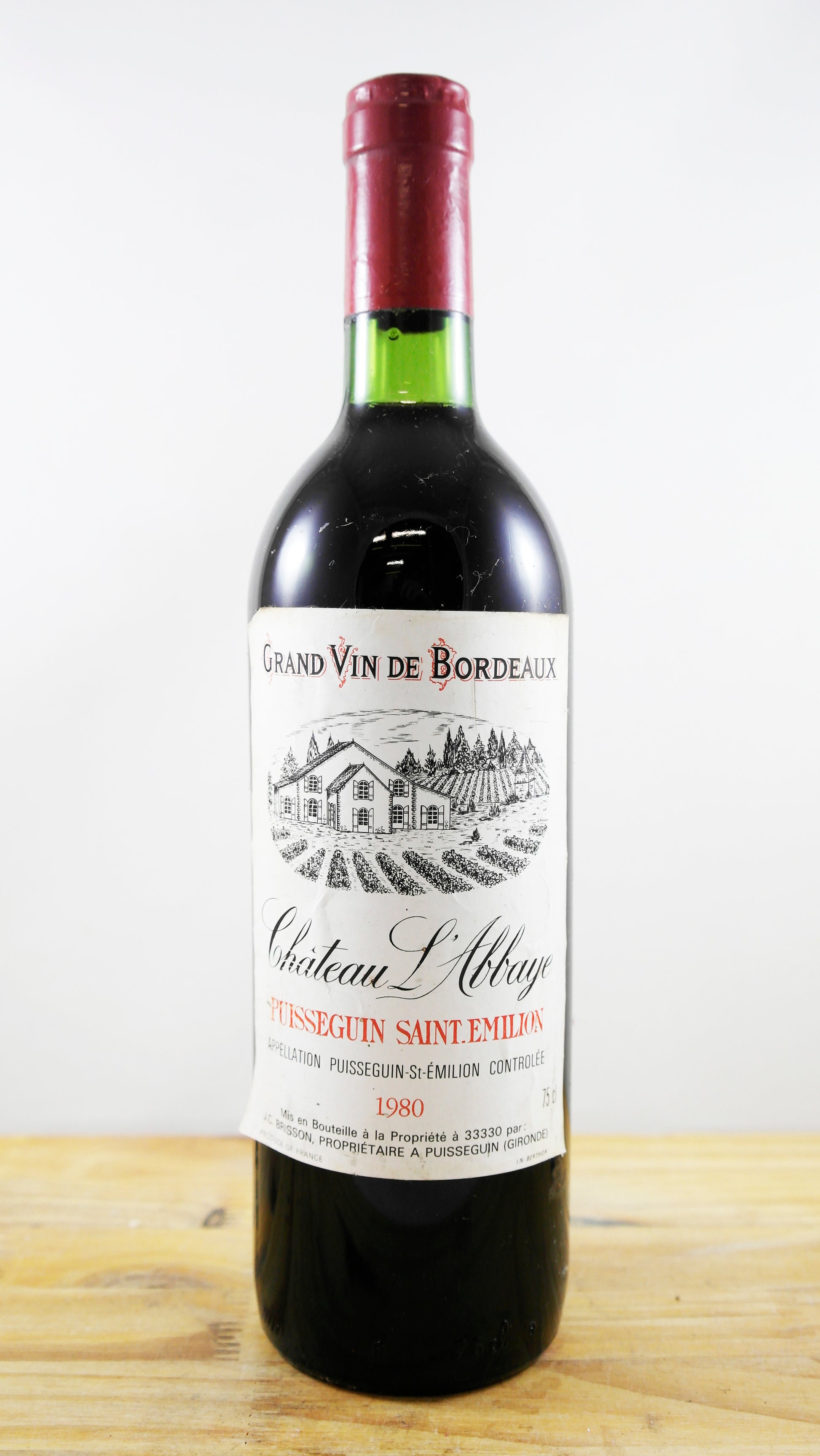 Vin Année 1980 Château L'Abbaye