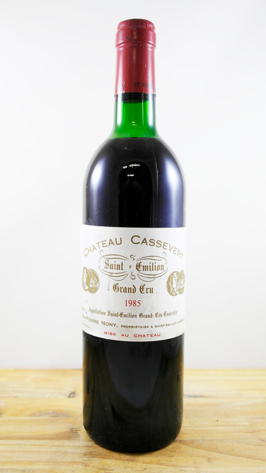 Vin Année 1985 Château Cassevert