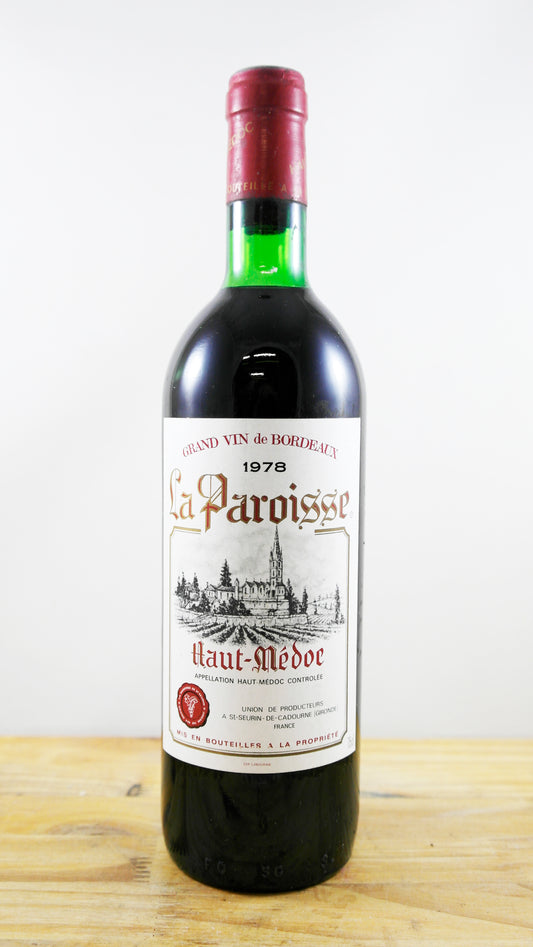 Vin Année 1978 La Paroisse