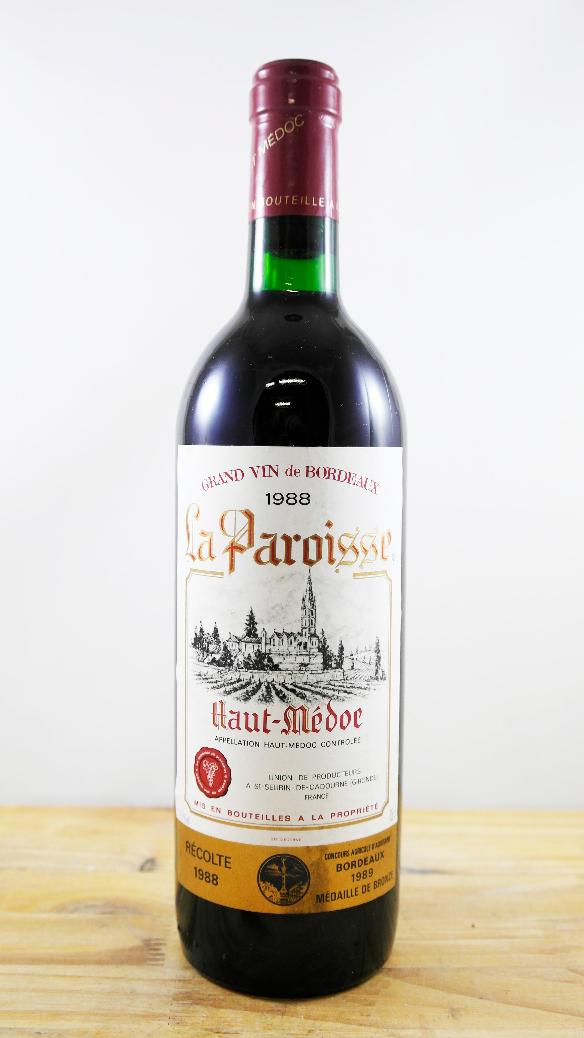 Vin Année 1988 La Paroisse
