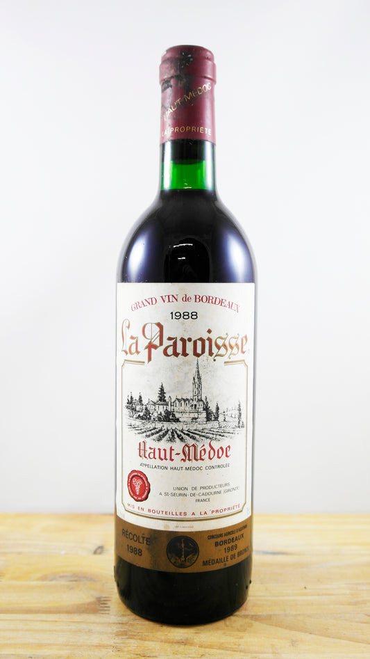 Vin Année 1988 La Paroisse