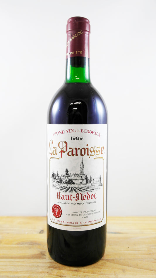 Vin Année 1989 La Paroisse