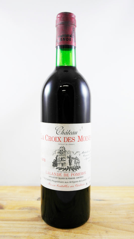 Vin Année 1978 La Croix des Moines