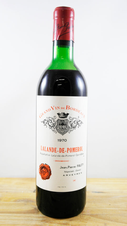 Vin Année 1970 Jean Pierre Pauty