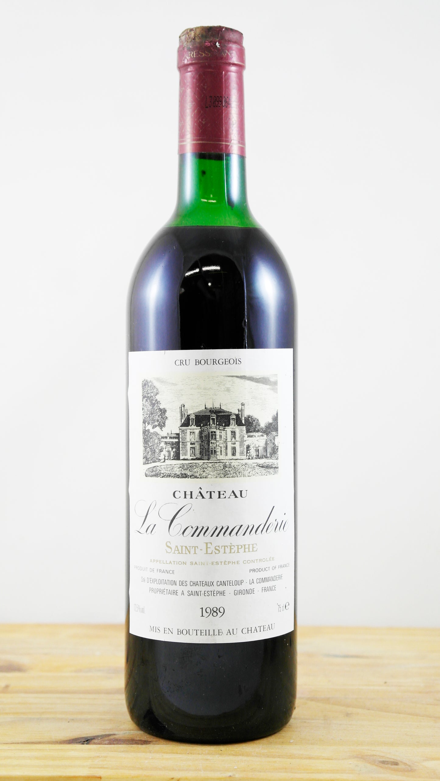 Vin Année 1989 Château La Commanderie