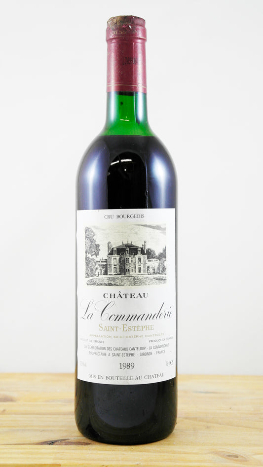 Vin Année 1989 Château La Commanderie