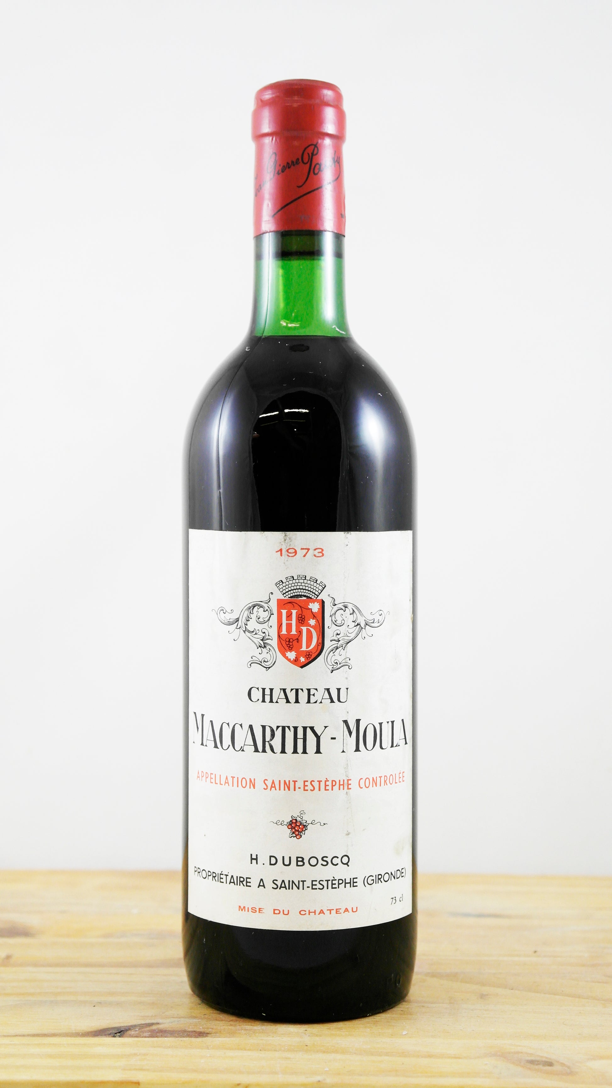 Vin Année 1973 Château Maccarthy-Moula