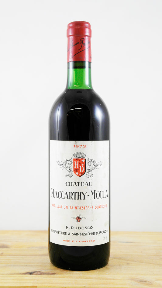 Vin Année 1973 Château Maccarthy-Moula