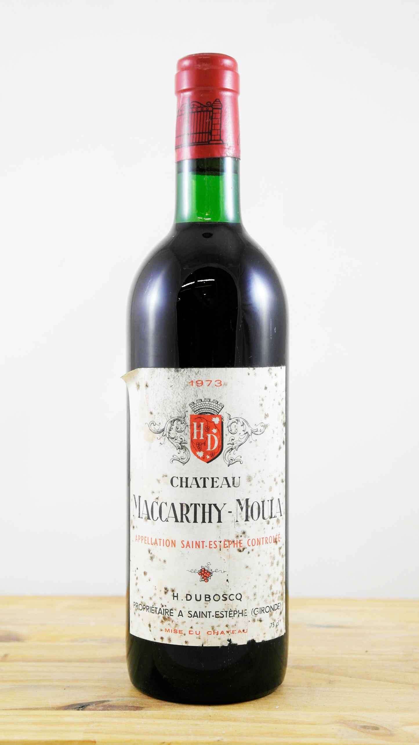 Vin Année 1973 Château Maccarthy-Moula