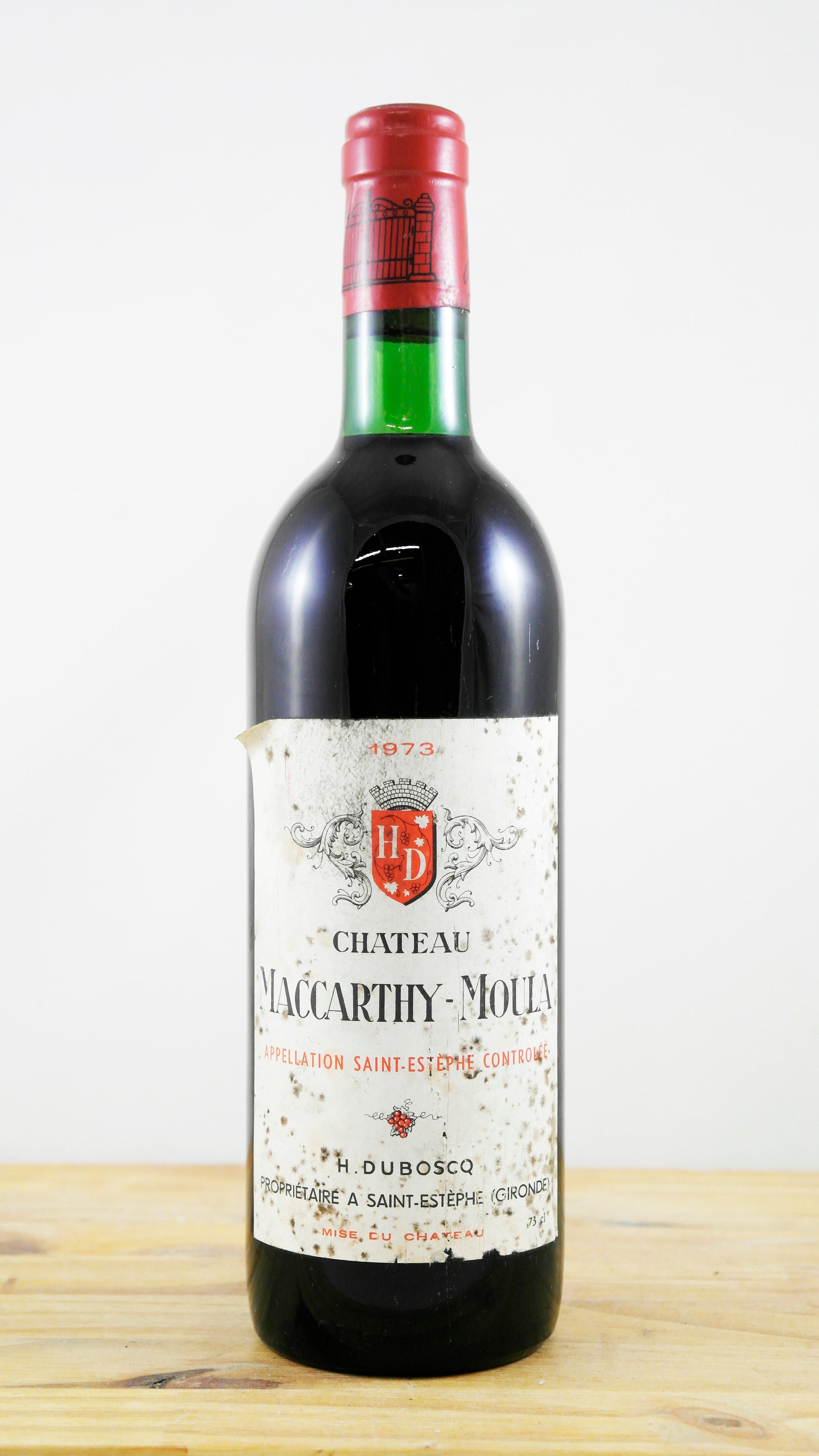 Vin Année 1973 Château Maccarthy-Moula